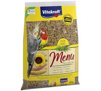 Vitakraft Menú 10 kg, alimento Principal para periquitos, con vitaminas, con Complejo inmunológico Activo y Hierbas (1 x 10 kg)