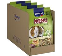 Vitakraft Menu Vital, alimento principal para cobayas, con verduras y hierbas, sin azúcar añadido, en bolsa resellable (4x 3kg)