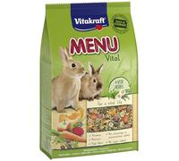Vitakraft 25542 comida para animal de pequeño tamaño Paquete de bolsas de pienso 3 kg Conejo enano