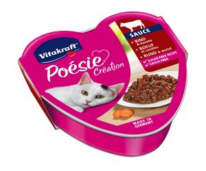 Vitakraft Poesie Alimento para Gatos Carne y Zanahorias 85g