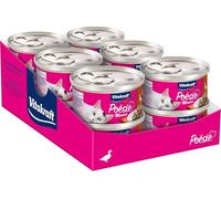 Vitakraft Poésie Mousse, Comida húmeda para Gatos, con Carne de Pato, para Gatos Adultos, en Reserva, sin azúcar añadida (12 x 85 g)