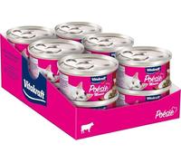 Vitakraft Poésie Mousse, Comida húmeda para Gatos, con Carne de Vacuno, nutricionalmente coordinada, sin azúcar añadido (12 x 85 g)