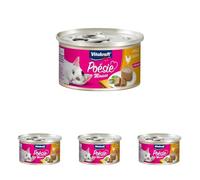 Vitakraft Poésie Mousse, Comida húmeda para Gatos, Mousse esponjosa con Pollo, en tamaño de Almacenamiento, sin azúcar añadido (1x 85g) (Paquete de 4)