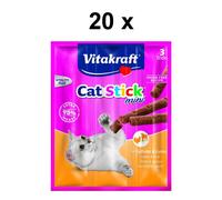 VITAKRAFT Snacks para Gatos Palitos de Mini Pavo & Cordero - 60 X 6g - Sticks