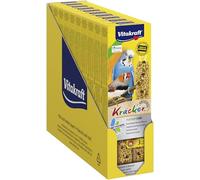 Vitakraft Vita Fuerza akku-knabber Barras para Onda Loros, Apoyo a Muelle Fórmula Cambio, sin Azúcar, Kräcker Feather Care