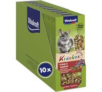 Vitakraft Vita Fuerza chinc Hilla Kräcker Hierbas (Pack de 10, 10 x 160 g)