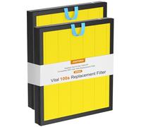 Vital 100S Pet Care Filter For LEVOIT Vital 100S and Vital 100S-P Air Purifier, filtración 3 en 1 con filtro HEPA, carbón activado de eficiencia, Vital 100S-RF, 2 paquetes ( Vital 100s-Pet Care)