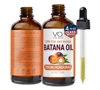 VITAL AFFAIR Aceite de batana para el crecimiento del cabello, botella de vidrio de 4 ml, prensado en frío, 100 % crudo, nutrientes esenciales recomendados para mujeres y hombres, amarillo verdoso