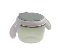Vital Baby Nourish - Olla de aperitivos para niños pequeños de 6 m, verde, aperitivos para llevar, tapas dobles, tapa de listones de silicona suave, asas de fácil agarre, biodegradable, sin BPA