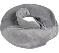 Vital Comfort Bolsa de agua caliente para cuello de 1,7 l con embudo ancho, cierre de y cuello alto, calienta cuello y hombros, funda de forro polar extraíble, ideal para relajarse y calentarse