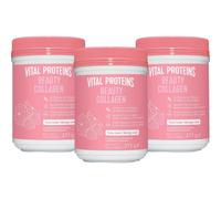 Vital Proteins Pack Beauty Collagen Péptidos de Colágeno Fresa Limón 3x271 g