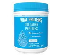 Vital Proteins Péptidos de Colágeno, complemento alimenticio en polvo, colágeno hidrolizado (Tipo I, III), sin sabor, para la piel, cabello, uñas, sin gluten, 20 g por dosis, 587g
