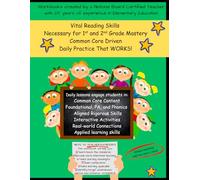 Vital Reading Skills - Necessary for 1st and 2nd Grade Mastery: Teaching with the end in mind. (Vital Reading and Math Skills - Necessary for Mastery)