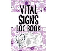 Vital Signs Monitoring Logbook: Daily Record for Temperature, Pulse, Respiration, Blood Pressure, Oxygen Level & Notes
