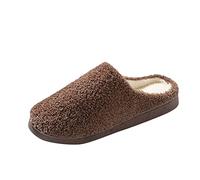 Vital Zapatos Hombre 42 Moda - Zapatillas de invierno para hombre con fondo plano, antideslizantes, cortas, cálidas, cómodas, lisas, con dedos redondos, zapatillas de hombre 41 verano, a, 45 EU