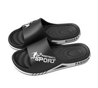 Vital Zapatos Hombres 42 Hogar Antideslizante Transpirable Masaje Suela Suave Secado Rápido Mocasines Cómodos Zapatos Planos Zapatos Zapatos Hombres Baloncesto Alto, Negro , 43 EU