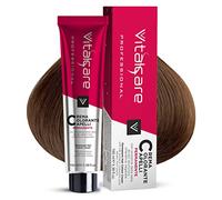 Vitalcare Crema colorante para cabello con proteínas de seda, n.º 7/00 rubio