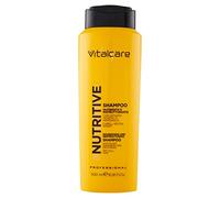 Vitalcare | Nutritive - Champú Nutritivo y Reestructurante, Champú para Cabello Seco y Sin brillo, con Ceramidas Vegetales y Pantenol, 500 ml, 1