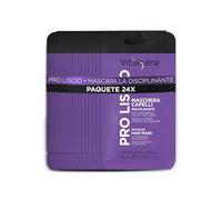 Vitalcare | PRO Smooth - Mascarilla capilar disciplinante, para cabello encrespado, rebelde y difícil de alisar, con queratina y aceite de aguacate, 4 sobres de 25 ml