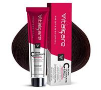 Vitalcare | Professional - Coloración permanente, 100 ml | Crema colorante para el cabello con proteínas de seda, nº 8/32, rubio claro y beige