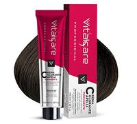 Vitalcare | Professional - Coloración Permanente Profesional, Coloración en Crema, Tinte Capilar con Proteínas de Seda, n° 5/00, Castaño Claro, 100ml