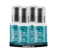 Vitalcare | Sérum Anti-Frizz para Cabello Encrespado y Rebelde, con Aceite de Jojoba y Vitamina E, Sin Aclarado, 4 x 50 ml
