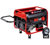 Einhell Generador eléctrico (gasolina) TC-PG 65/E5 (potencia permanente 3,2 kW a 230 V y 3,6 kW a 400 V, 13 A corriente nominal a 230 V, 25 L depósito para gasolina super E5)