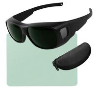 VitalDefend - Gafas de soldadura con pantalla 5: gafas de seguridad envolventes con protección UV/IR, lente antiarañazos, certificado ANSI Z87.1 para antorcha, soldadura fuerte y corte por plasma, se