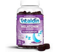 VITALDIN Gominolas de Melatonina 1 mg para Dormir - Sin Gluten - 70uds