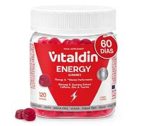 VITALDIN Gominolas Energéticas para Adultos Sin Azúcar y Veganas - 120 uds