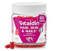 VITALDIN Gominolas para Pelo Piel y Uñas con Biotina - Sin Azúcar - 120 uds