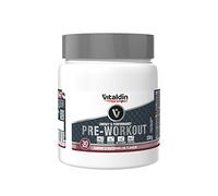 VITALDIN SPORT Energy & Performance Pre Workout - Bebida Pre Entreno en polvo con Cafeína, Creatina, Aminoácidos y Vitaminas - Mejora el Rendimiento y la Recuperación Muscular; Cereza & Sandía - 330 g