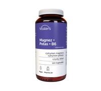 Vitaler's Magnesio 100 mg + Potasio 150 mg + Vitamina B6 10 mg - 120 Cápsulas
