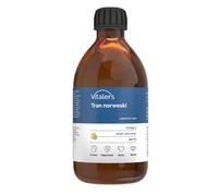 Vitaler's Omega-3 Aceite de Hígado de Bacalao Noruego, Sabor Limón 1200 mg - 250 ml