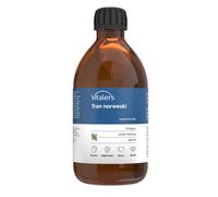 Vitaler's Omega-3 Aceite de Hígado de Bacalao Noruego, Sabor Menta 1200 mg - 250 ml