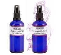 Vitali-Chi - Aerosoles súper aura, reparación de chakras y aura psíquica y aceites esenciales de bergamota, naranja amarga y pachulí, limón y pachulí, 100 ml