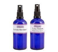 Vitali-Chi Lavender Pillow and Love Potion Aura, Linen & Room Spray Bundle - con aceites esenciales de lavanda y manzanilla, geranio rosa e ylang ylang - 50 ml