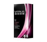Vitalis Condoms - Vitalis Super Thin Condones - Paquete de 12 condones