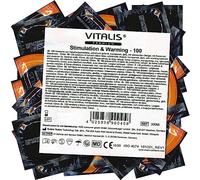 Vitalis estimulación y efecto de calentamiento - Calentamiento 100 preservativos