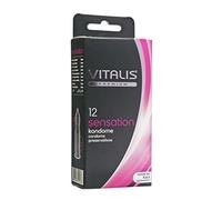 Vitalis sensation, pack de 12 condones, 12 unidades