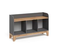 VitaliSpa Banco Infantil Malia, Gris/Artisan, 107.2 x 63.8 cm, Apto como Asiento y Superficie de Apoyo para niños