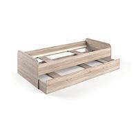 VitaliSpa Cama para niños Enzo, Sonoma, 90x200 cm, Extensible por Ambos Lados como Cama supletoria para Adolescentes