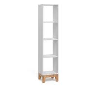 VitaliSpa Estantería Infantil Malia, Blanco/Artesano, 35.2 x 159.5 cm