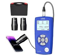 VitalisWorks Medidor de luminancia Digital Multifuncional, medidor de luz de detección de Defectos de Espectro de 1000000 CD/m2 con sondas de 10 y 20 mm, Instrumento de Prueba de Pantalla HD