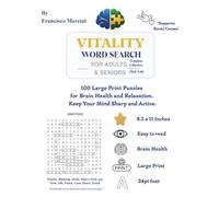 Vitality Easy Word Search for Adults & Seniors: Complete Collection (Volumes 1-4): 100 Easy Large Print Puzzles for Brain Health and Relaxation. Keep Your Mind Sharp and Active.
