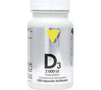 Vit'All+ Vitaminas D3 2000UI Cholécalciférol 50mcg 100caps