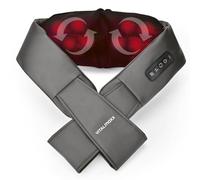 VITALmaxx Masajeador de cuello Shiatsu | Masajeador con correa de sujeción para hombros, cuello, espalda, piernas, músculos abdominales | Masaje con función de calor, masaje de amasado y masaje de