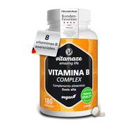 Vitamaze Vitamina B Complex, B1 a B12, 180 comprimidos veganos, 6 meses