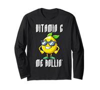 Vitamin C Me Rollin Cool Lemon Gafas De Sol Citrus Pun Manga Larga