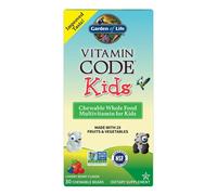 Vitamin Code Kids, Multivitamínico masticable de alimentos integrales para niños, cereza baya - 30 ositos masticables